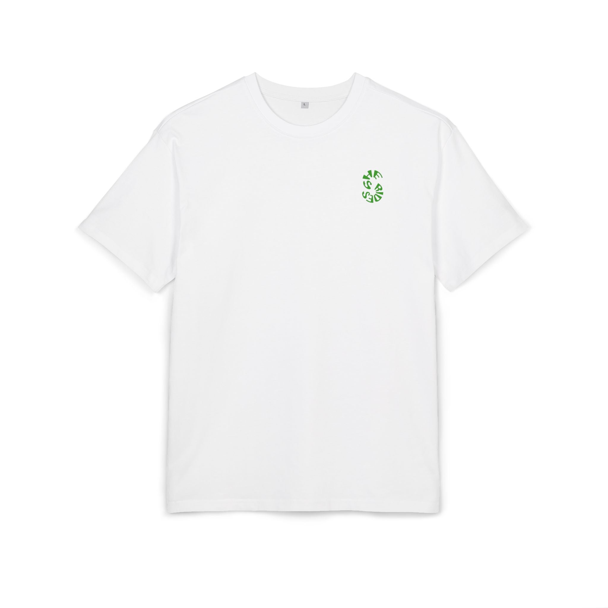 She Rides Logo Oversized T-shirt Green //Bikergirl T-shirt