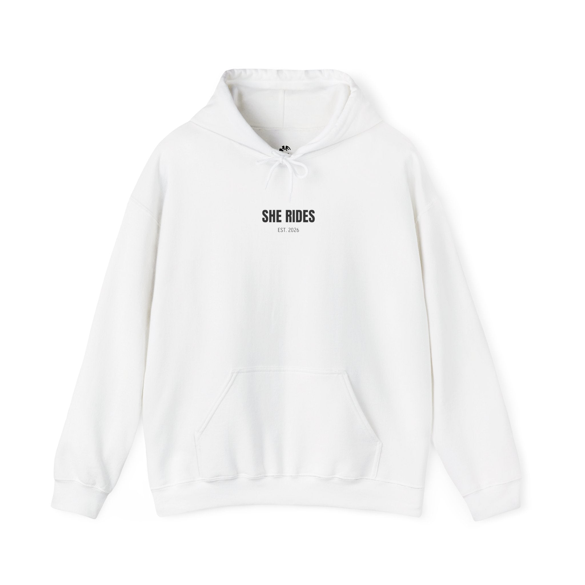 She Rides RideOrDie Hoodie Zwart&Wit