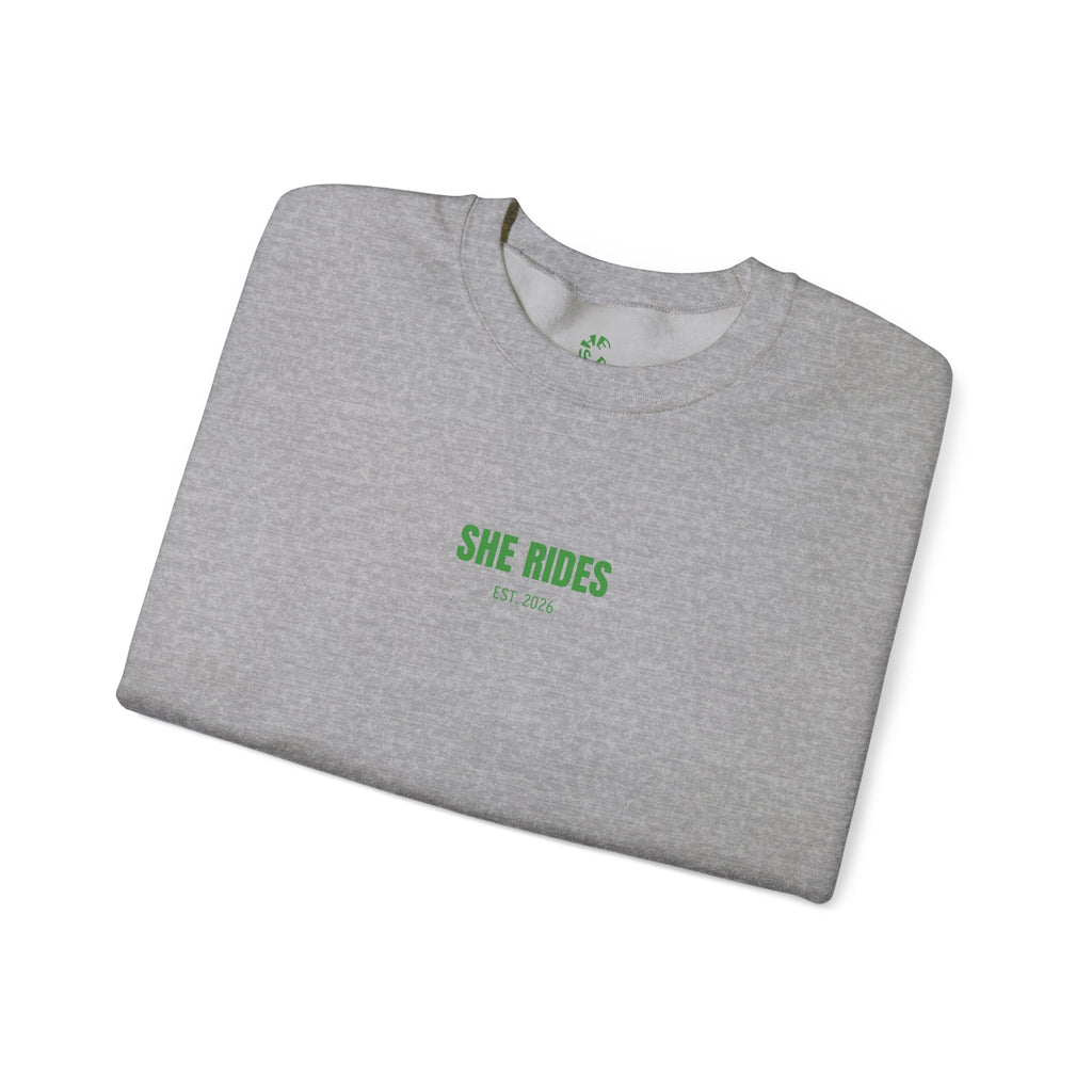 She Rides Basic Sweater Groen