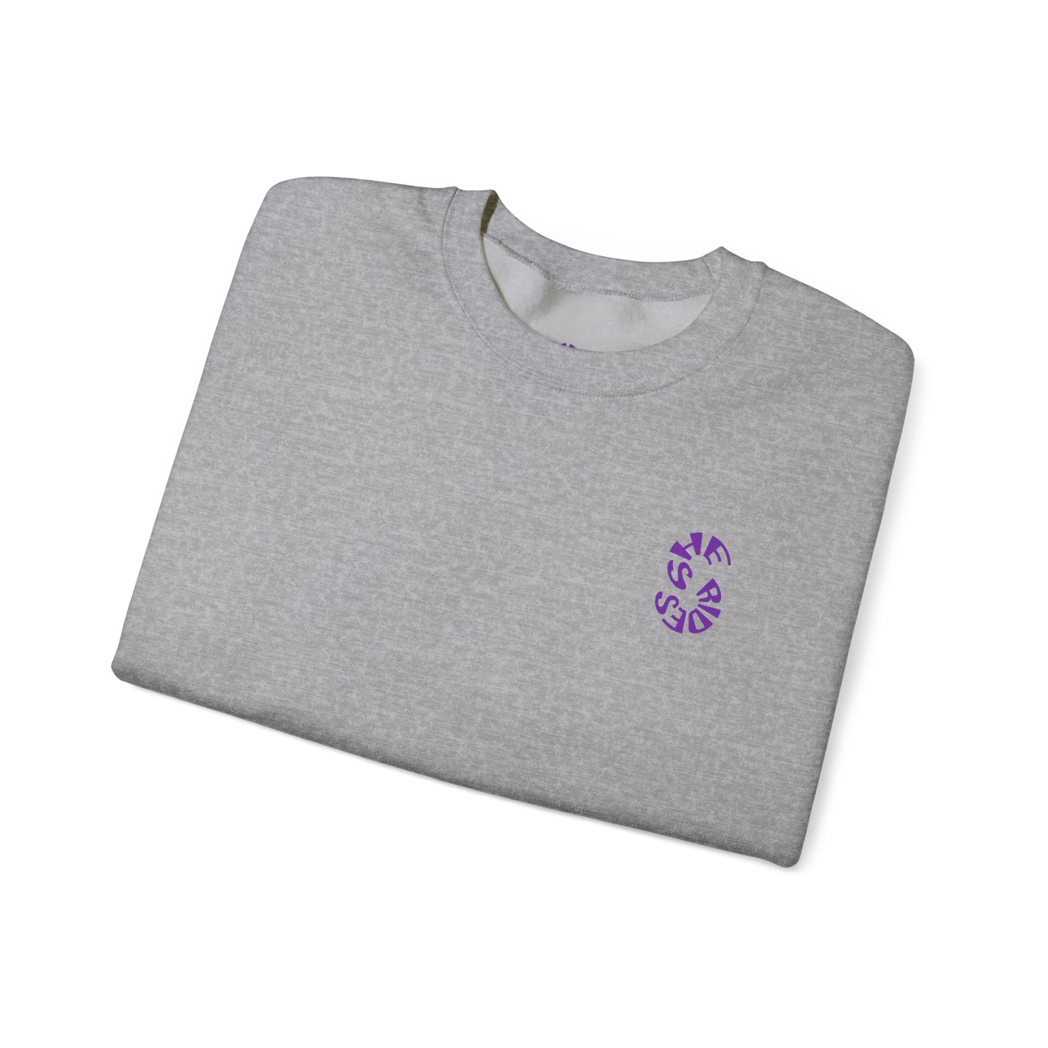 She Rides Original Sweater Purple//Bikergirl Sweater