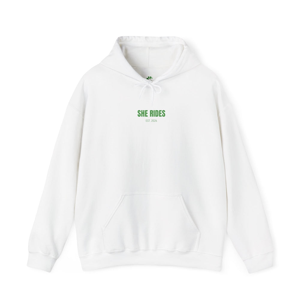 She Rides RideOrDie Hoodie Groen