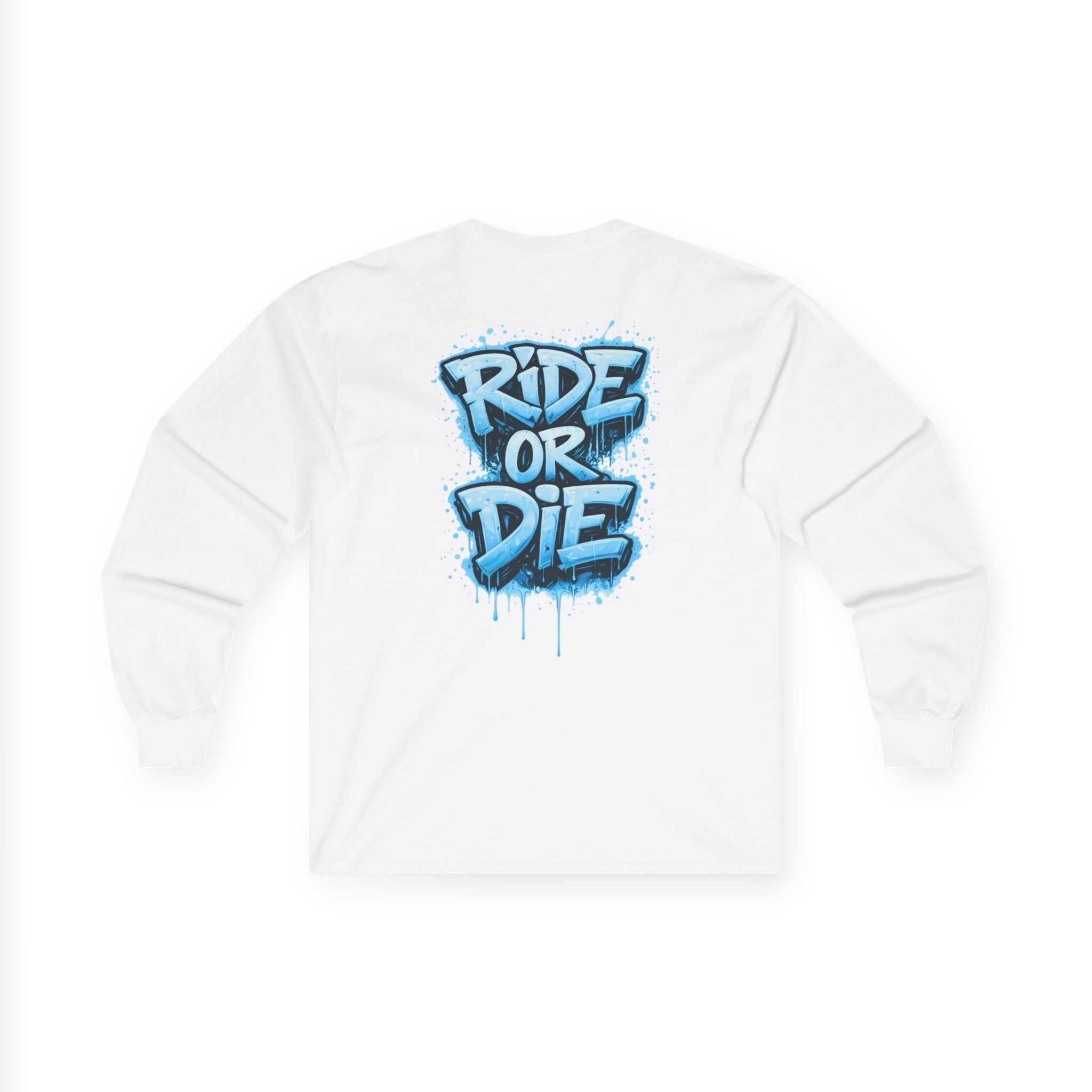 She Rides RideOrDie Long Sleeve Blauw