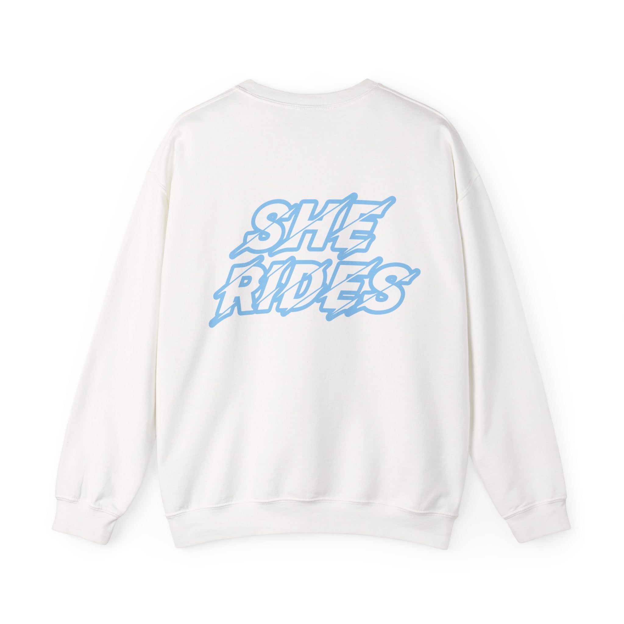 She Rides Original Sweater Blue // Bikergirl Sweater