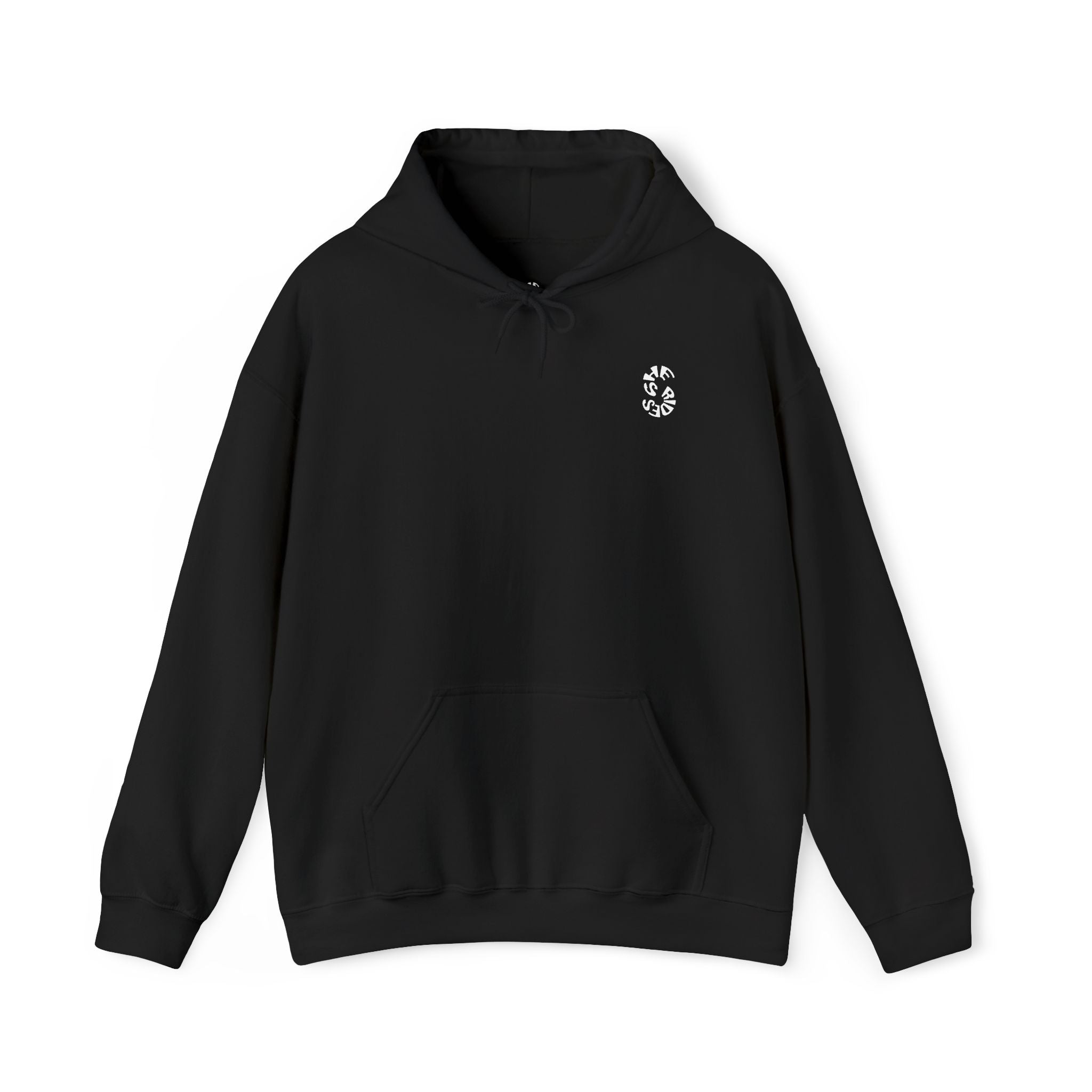 She Rides Original Hoodie Black & White // Bikergirl Hoodie