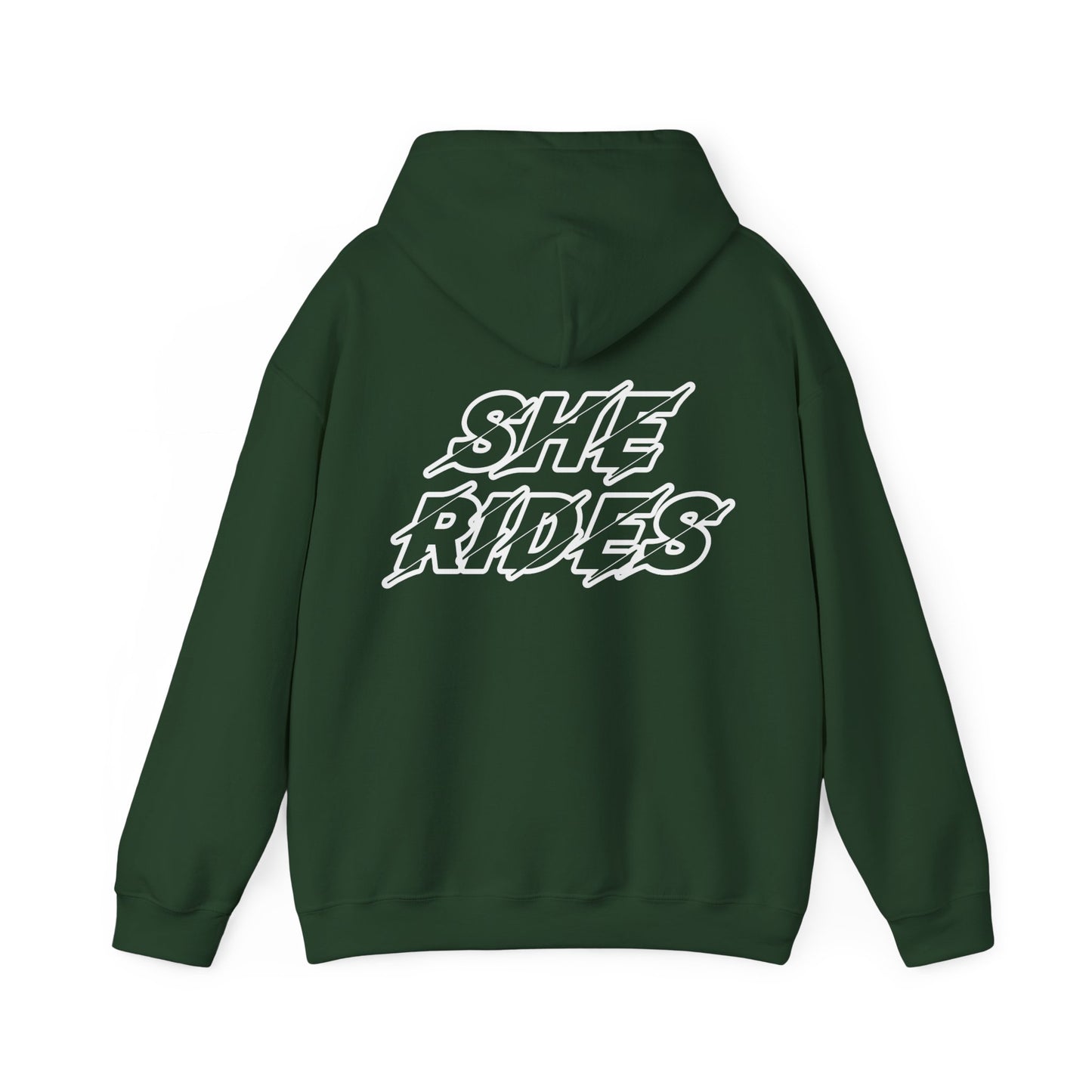 She Rides Original Hoodie Color//Bikergirl Hoodie