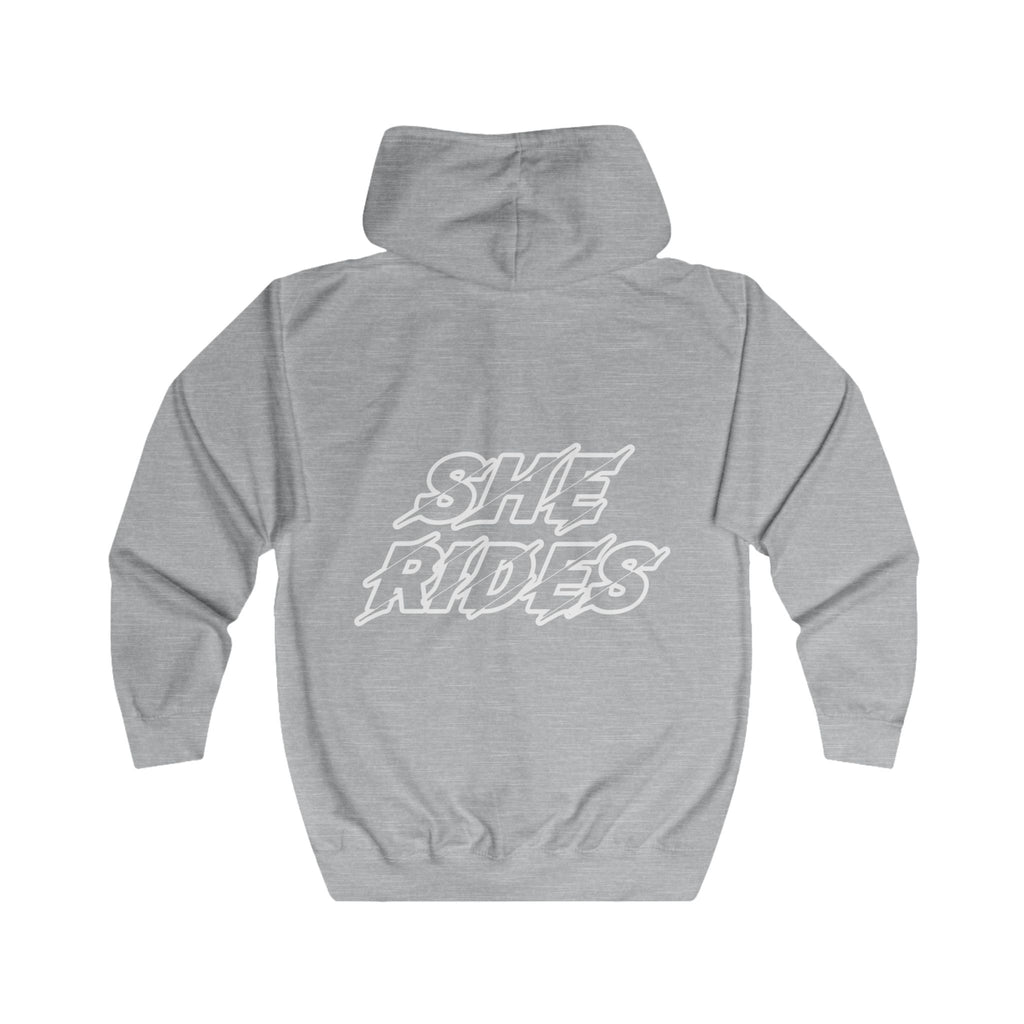 She Rides Original Vest Black & White // Bikergirl Vest