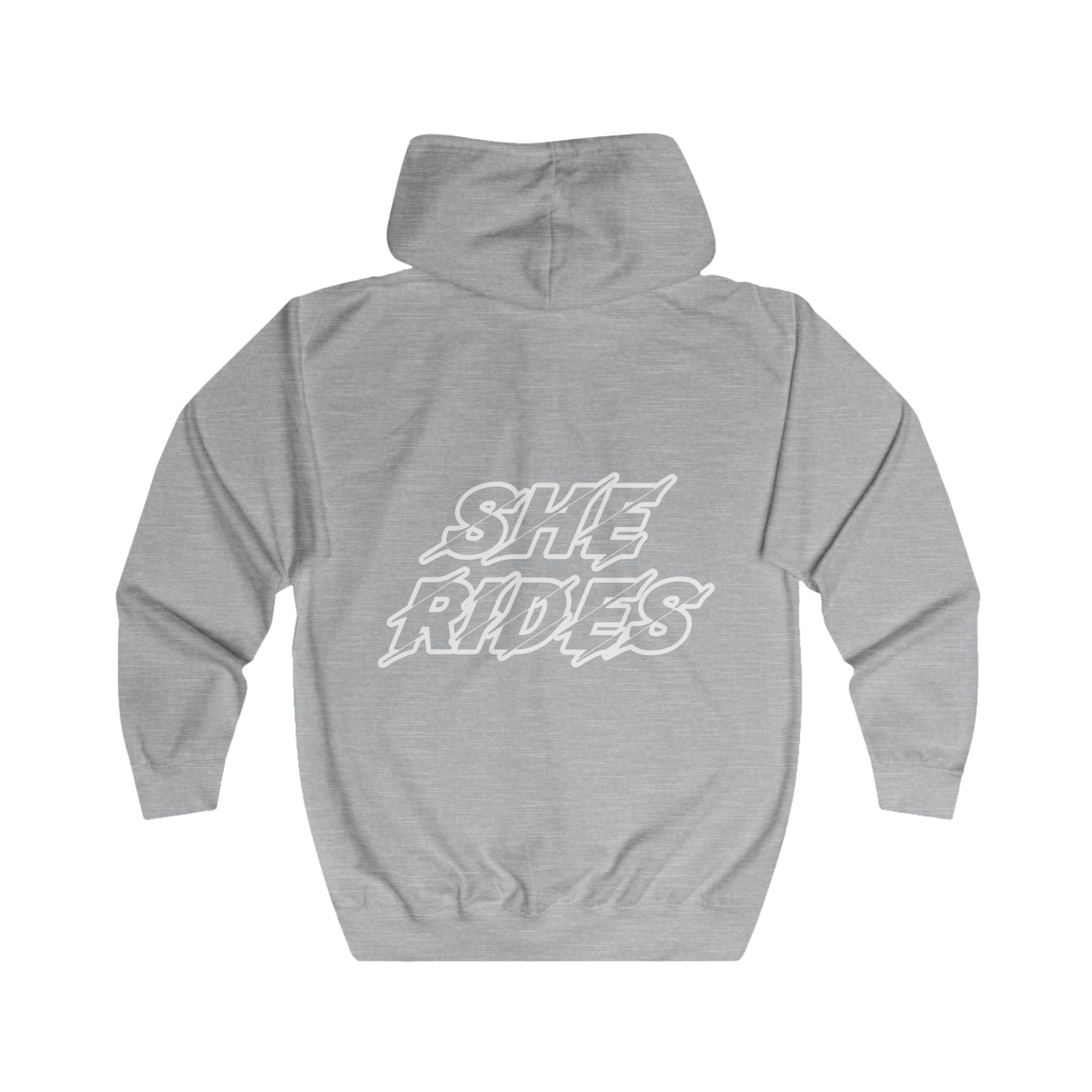 She Rides Original Vest Black & White // Bikergirl Vest