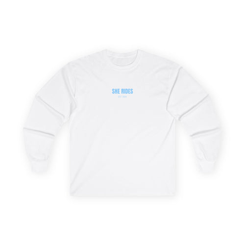 She Rides Basic Long Sleeve Blauw