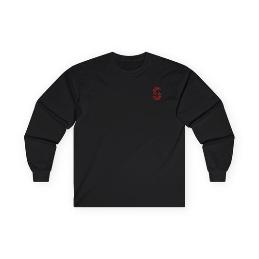 She Rides Logo Long Sleeve Rood//Bikergirl Long Sleeve