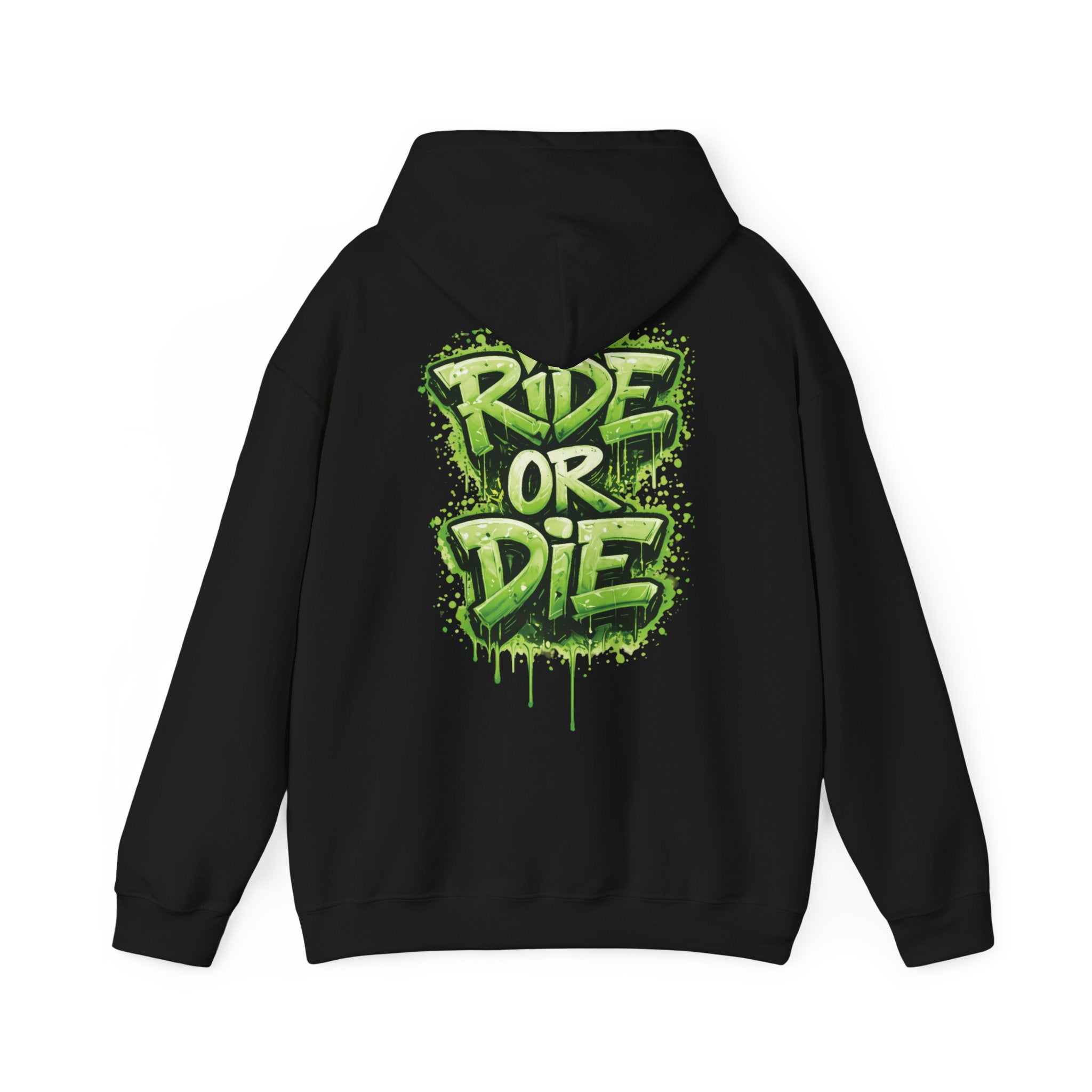 She Rides RideOrDie Hoodie Groen