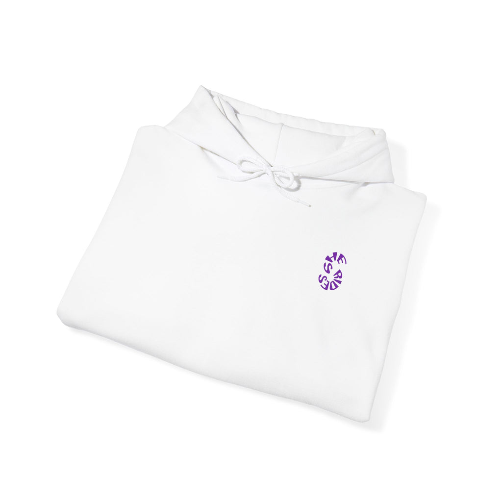 She Rides Original Hoodie Purple//Bikergirl Hoodie