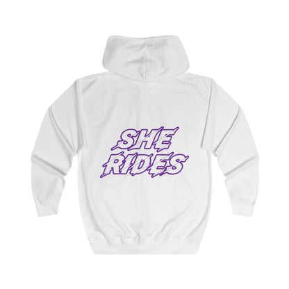 She Rides Original Vest Paars//Bikergirl Vest