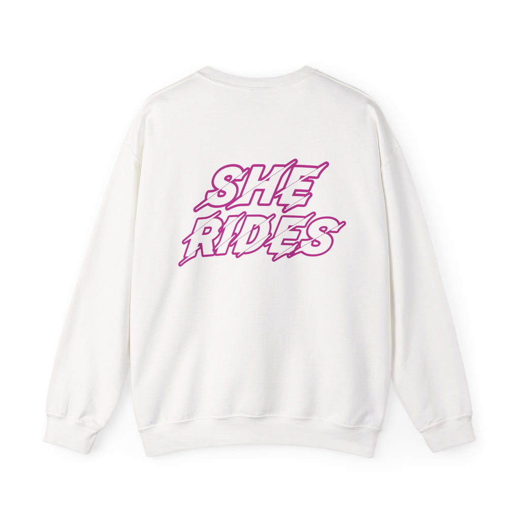 She Rides Original Sweater Pink//Bikergirl Sweater
