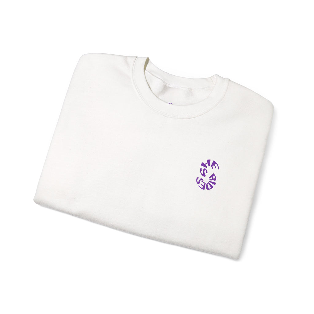 She Rides Original Sweater Purple//Bikergirl Sweater