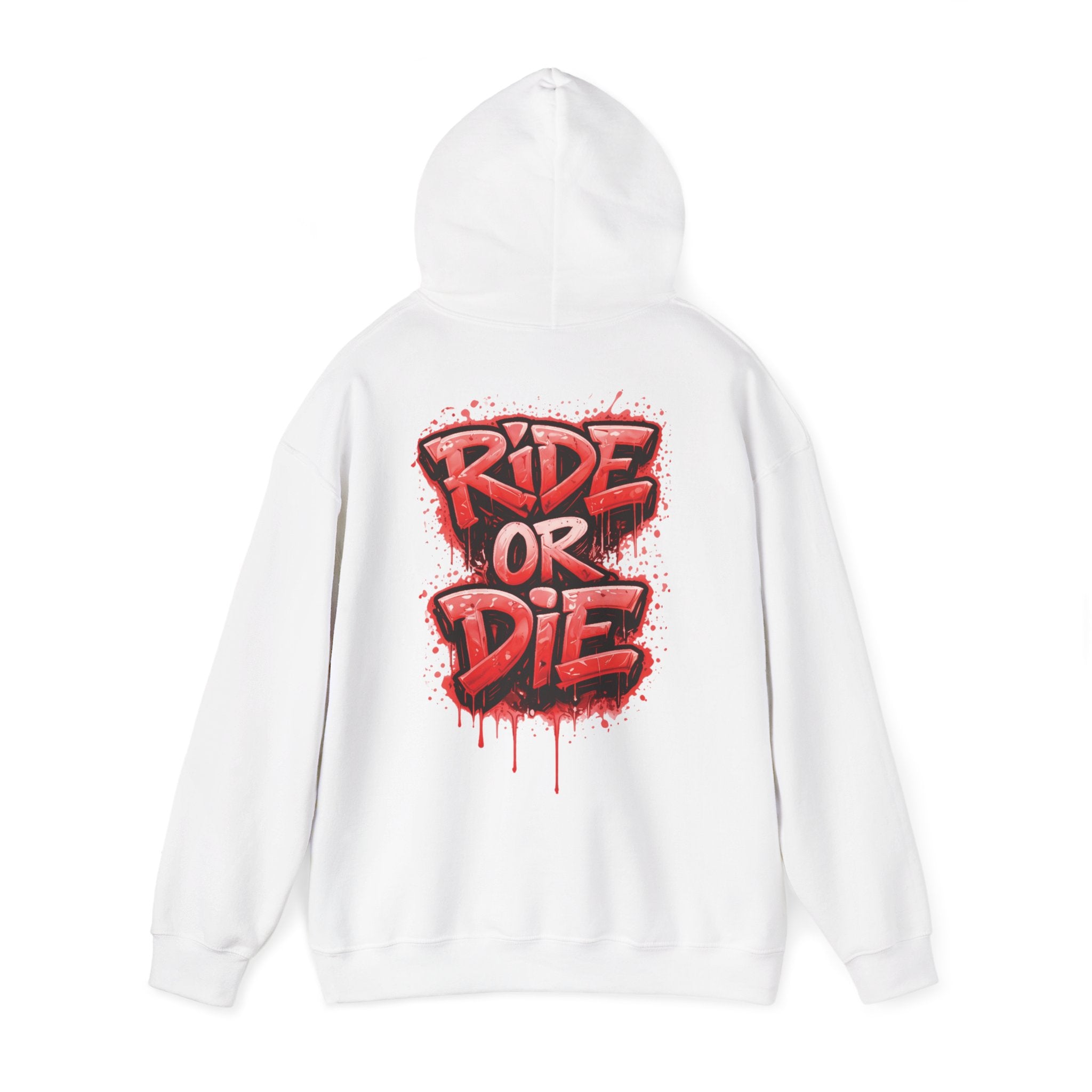 She Rides RideOrDie Hoodie Rood