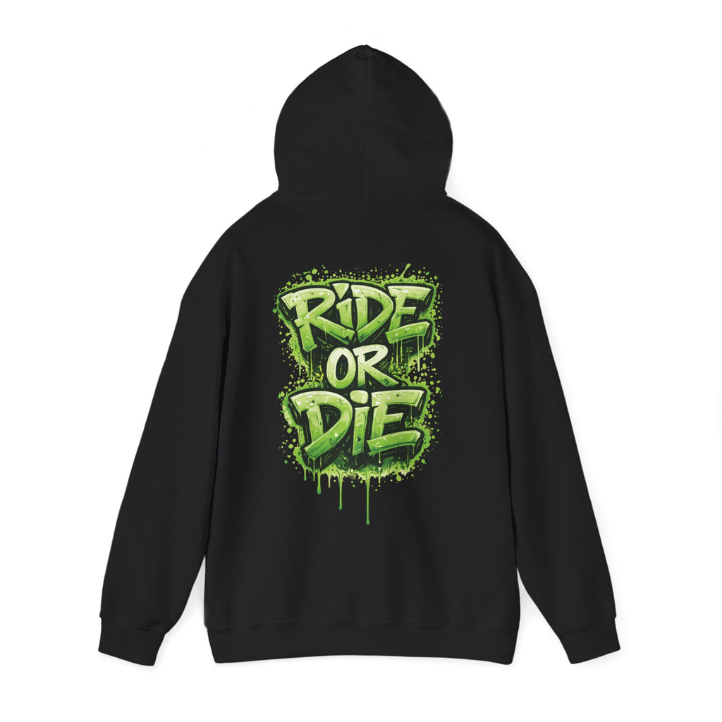 She Rides RideOrDie Hoodie Groen
