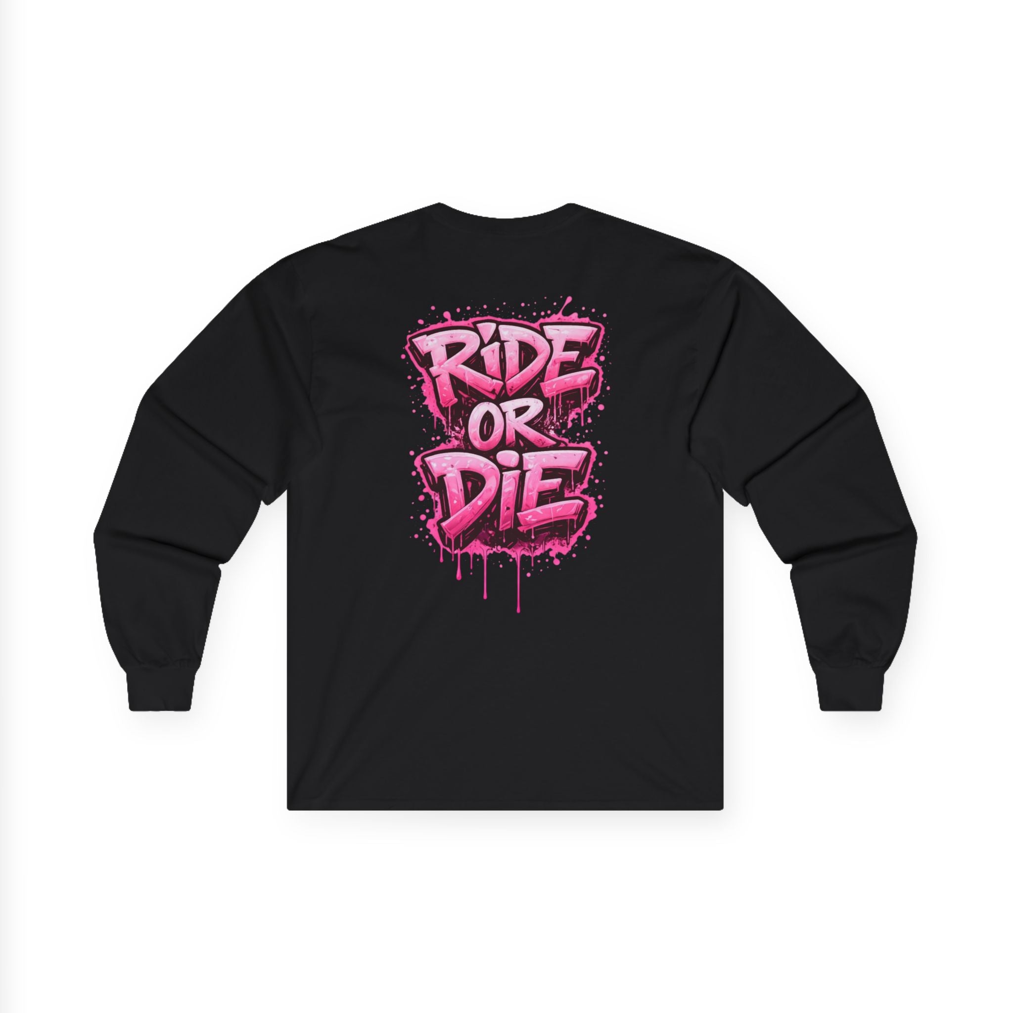 She Rides RideOrDie Long Sleeve Roze