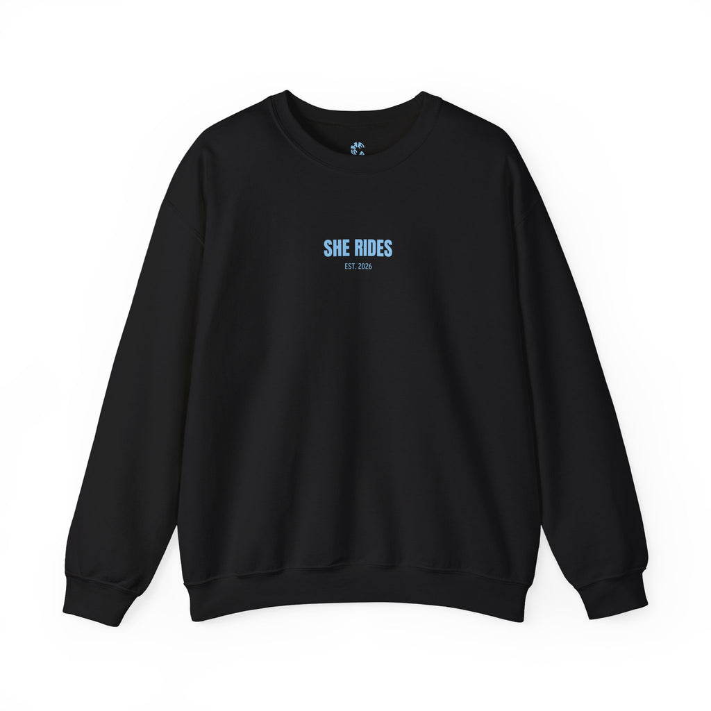 She Rides RideOrDie Sweater Blauw