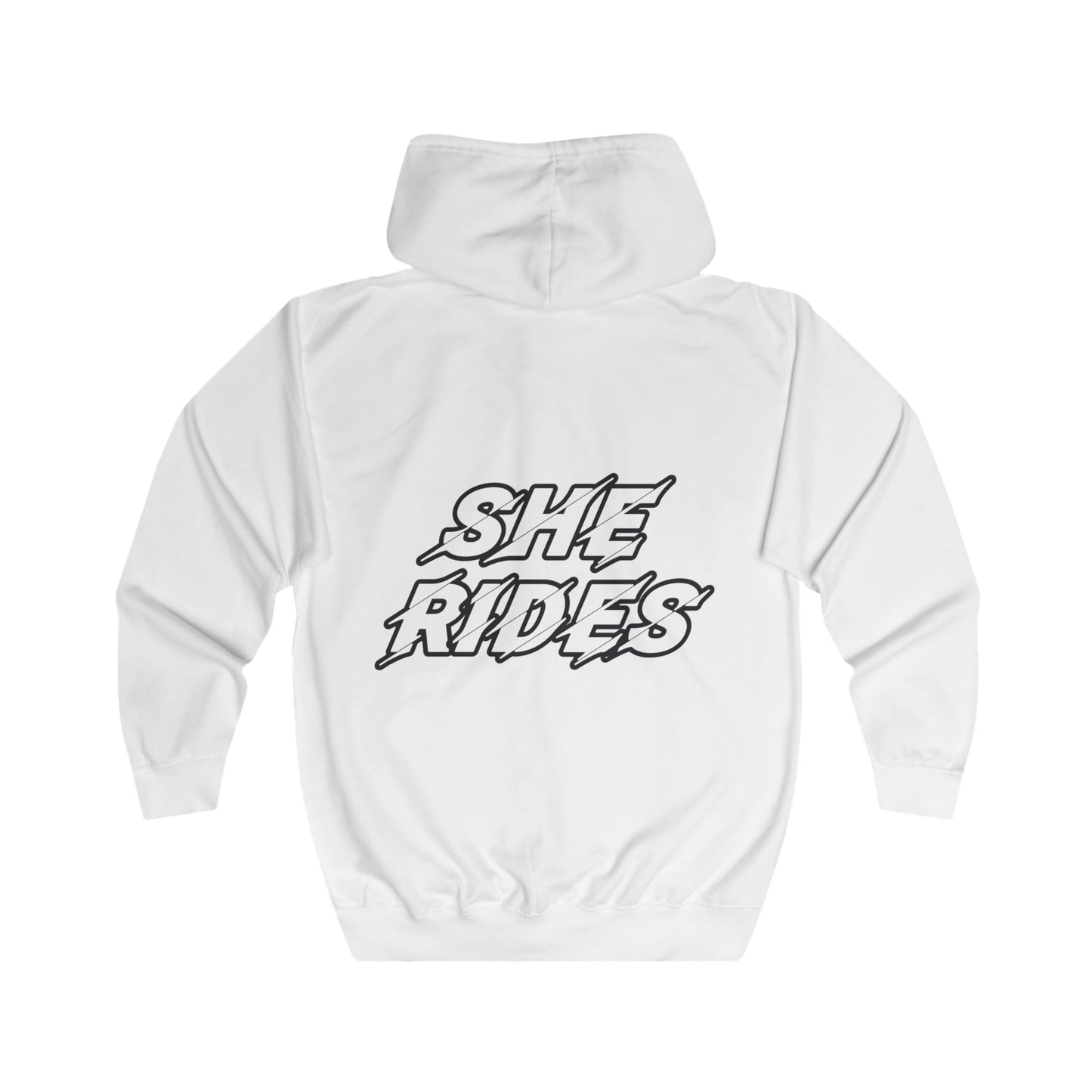 She Rides Original Vest Black & White // Bikergirl Vest