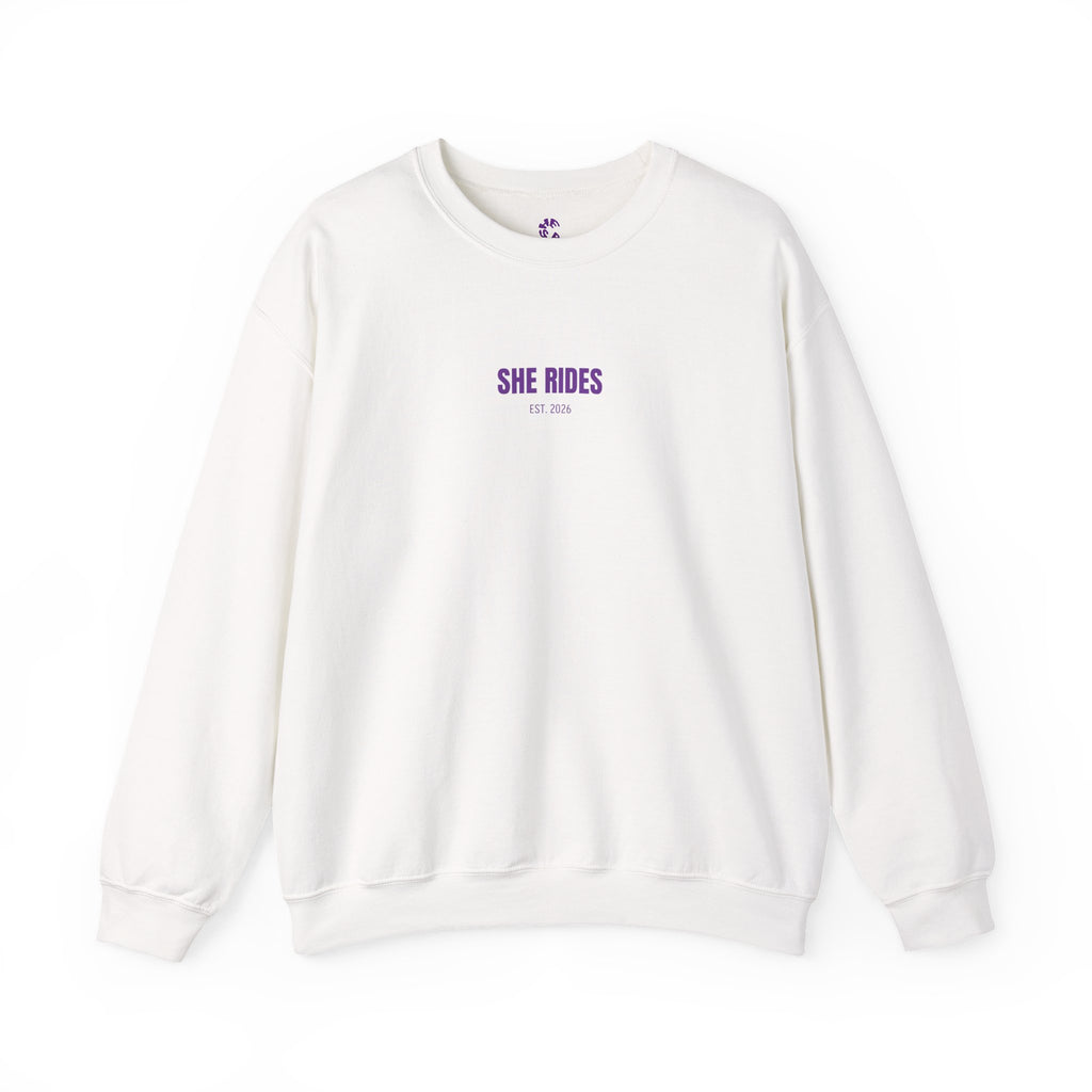 She Rides RideOrDie Sweater Paars
