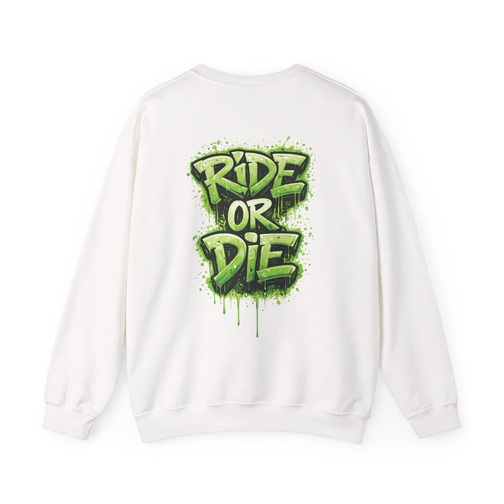 She Rides RideOrDie Sweater Groen
