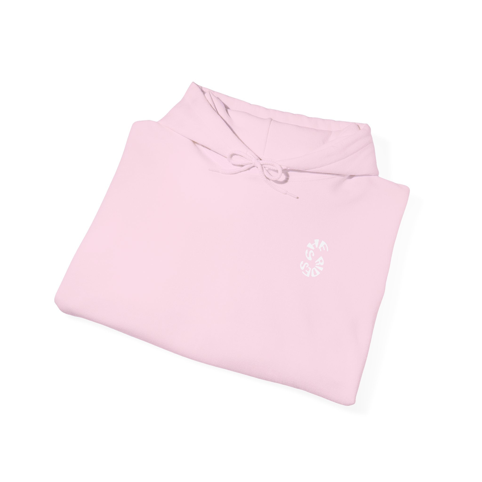 She Rides Original Hoodie Light Pink&Light Blue