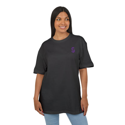 She Rides Logo Oversized T-shirt Paars//Bikergirl T-shirt