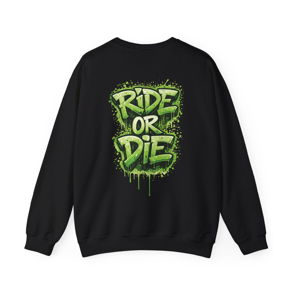 She Rides RideOrDie Sweater Groen
