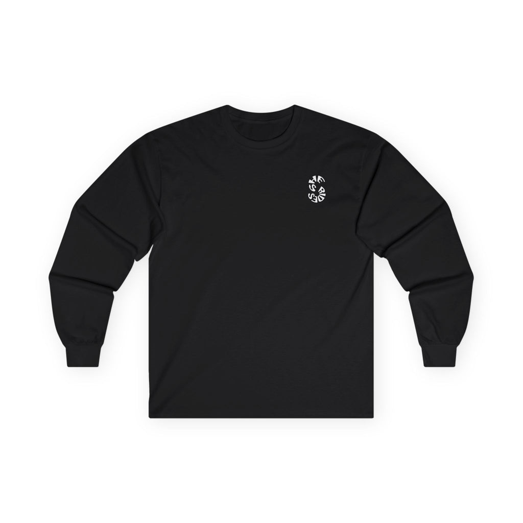 She Rides Logo Long Sleeve Black&White//Bikergirl Long Sleeve