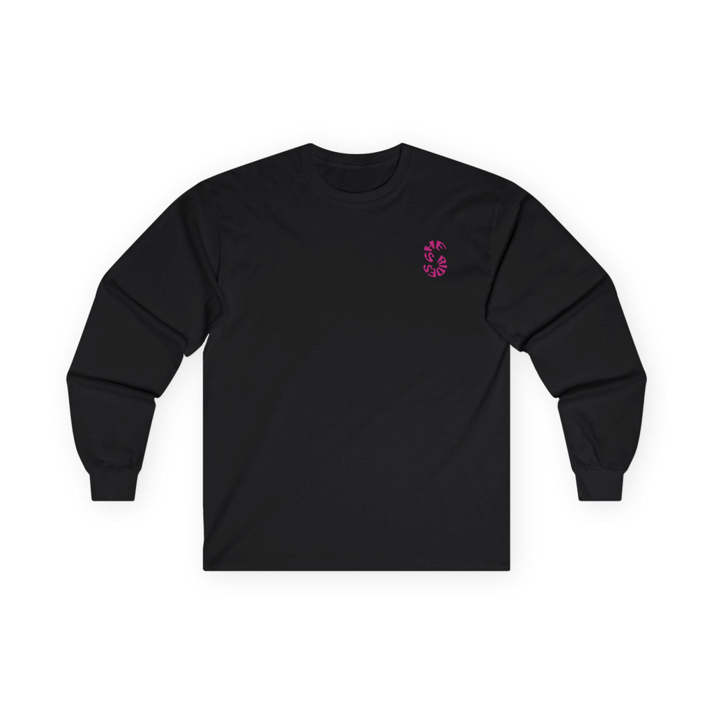 She Rides Logo Long Sleeve Pink//Bikergirl Long Sleeve