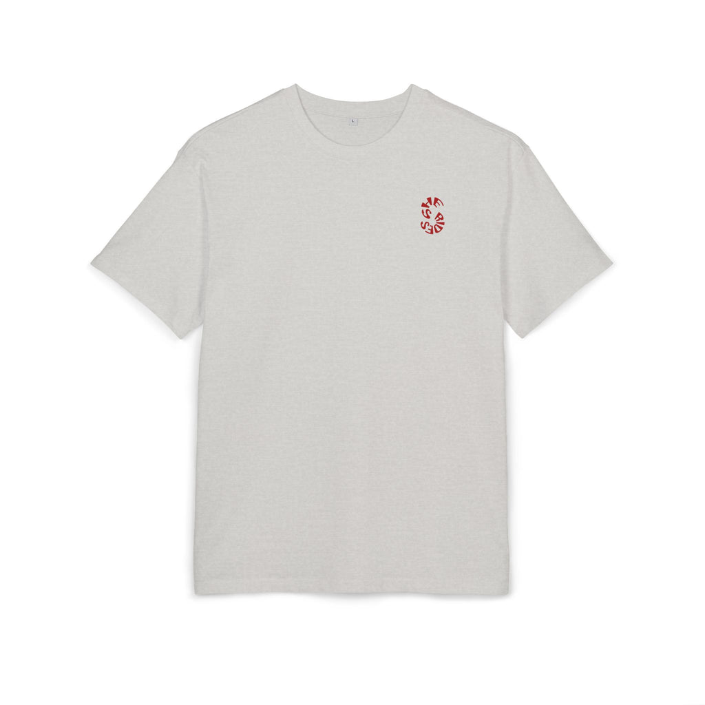 She Rides Logo Oversized T-shirt Red //Bikergirl T-shirt