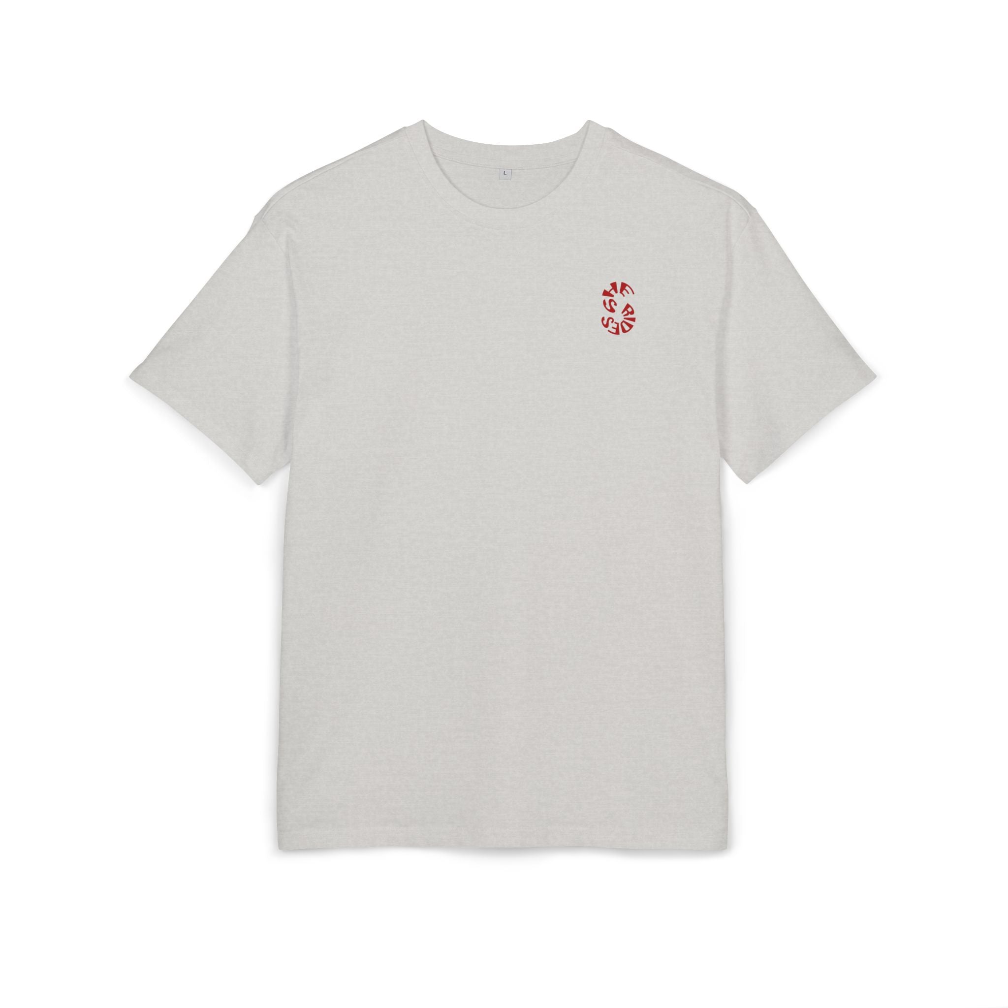 She Rides Logo Oversized T-shirt Red //Bikergirl T-shirt