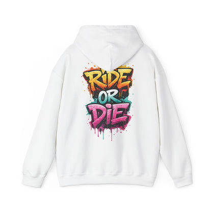 She Rides RideOrDie Hoodie//Bikergirl Hoodie