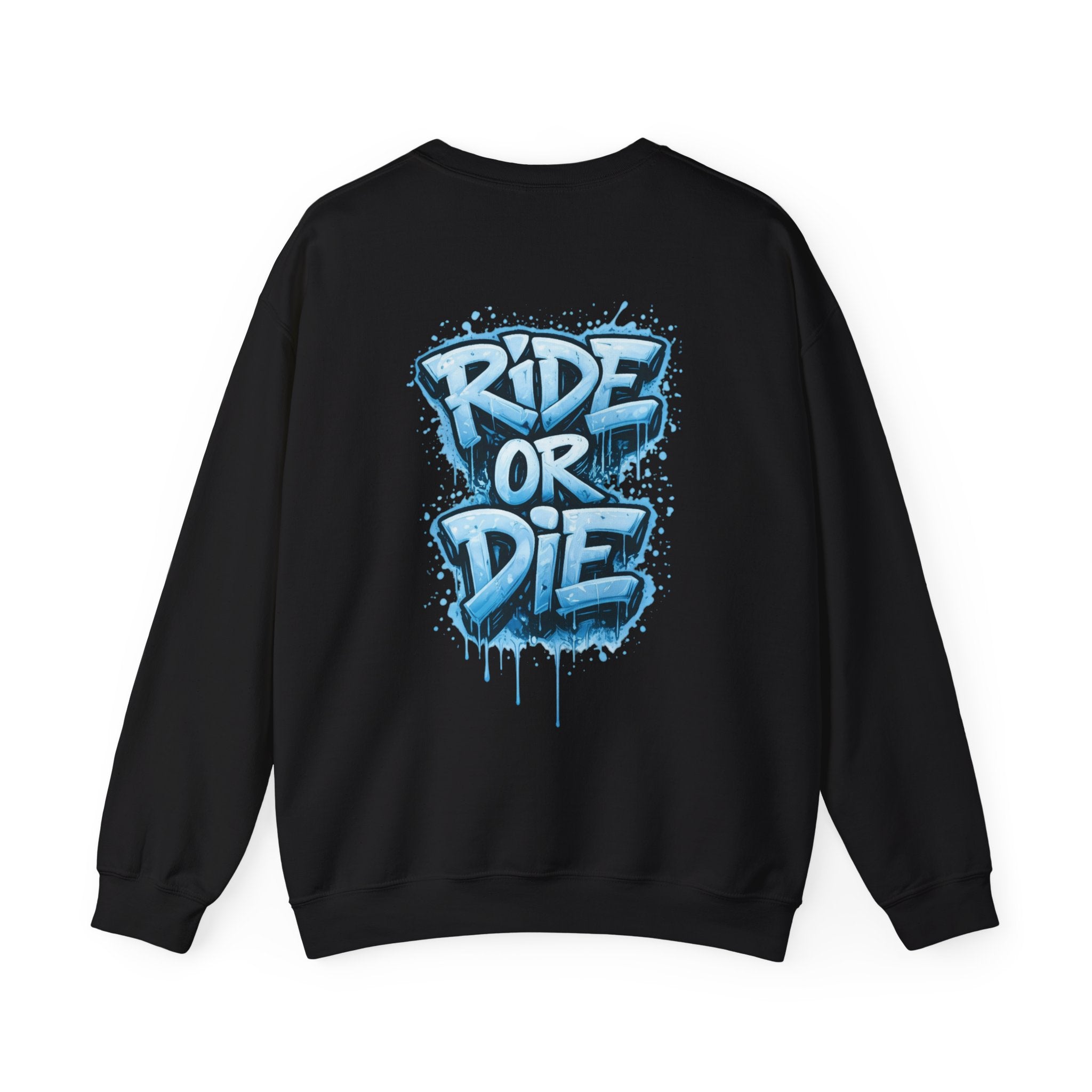 She Rides RideOrDie Sweater Blauw
