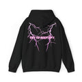She Rides "try to keep up!" Lightning Hoodie Pink //Bikergirl Hoodie
