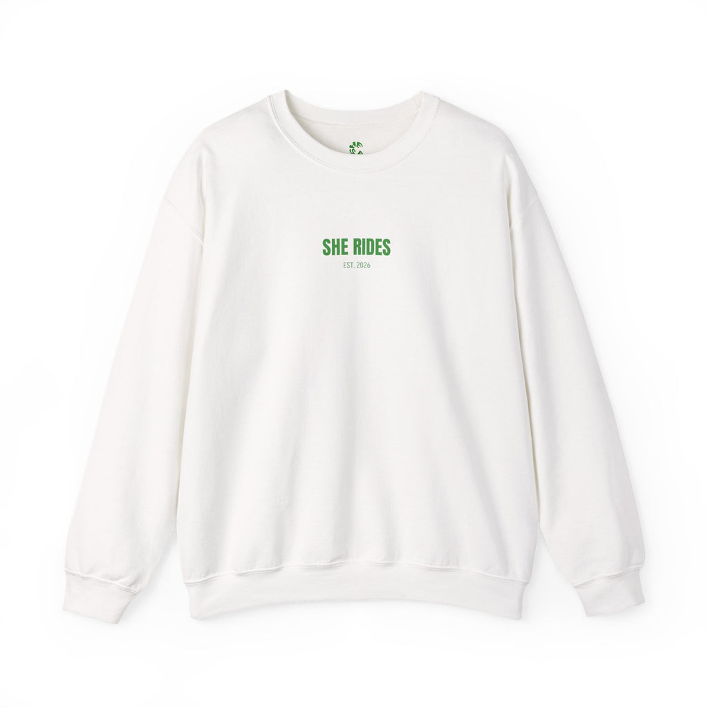 She Rides Basic Sweater Groen