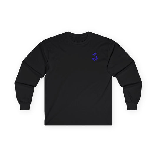 She Rides Logo Long Sleeve Blauw//Bikergirl Long Sleeve