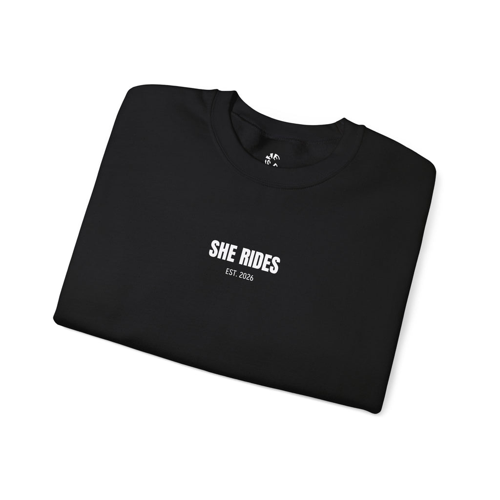 She Rides Basic Sweater Zwart&Wit
