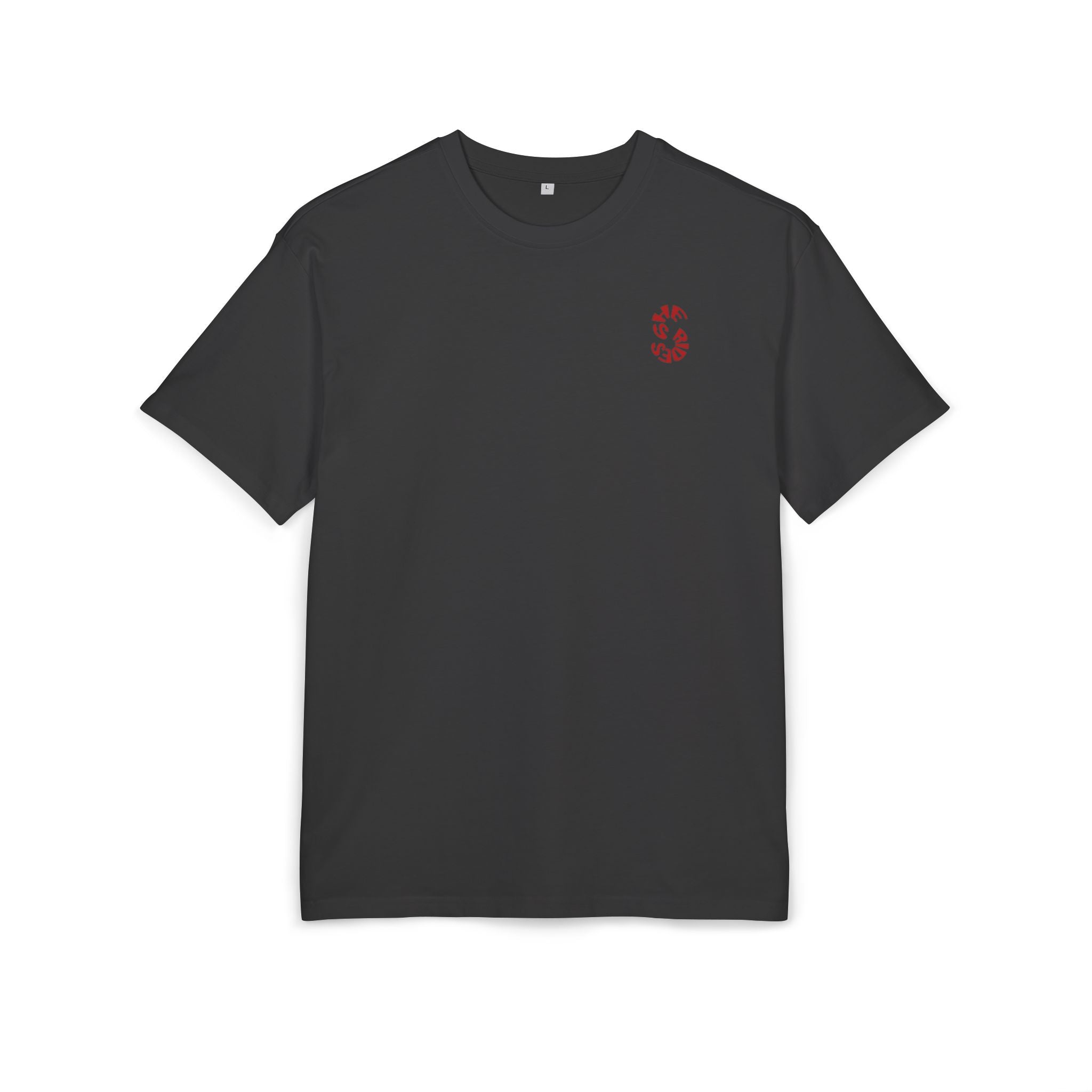 She Rides Logo Oversized T-shirt Red //Bikergirl T-shirt