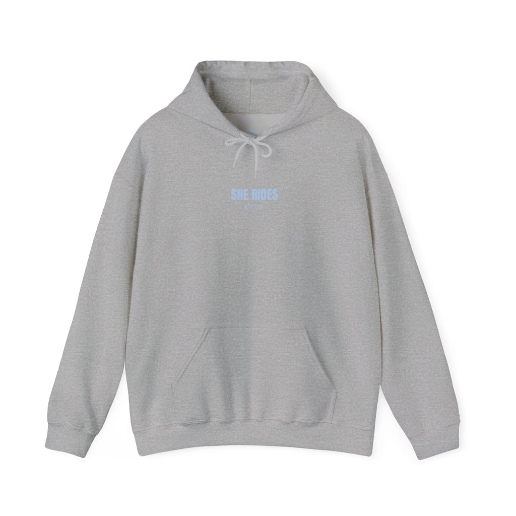 She Rides Basic Hoodie Blauw