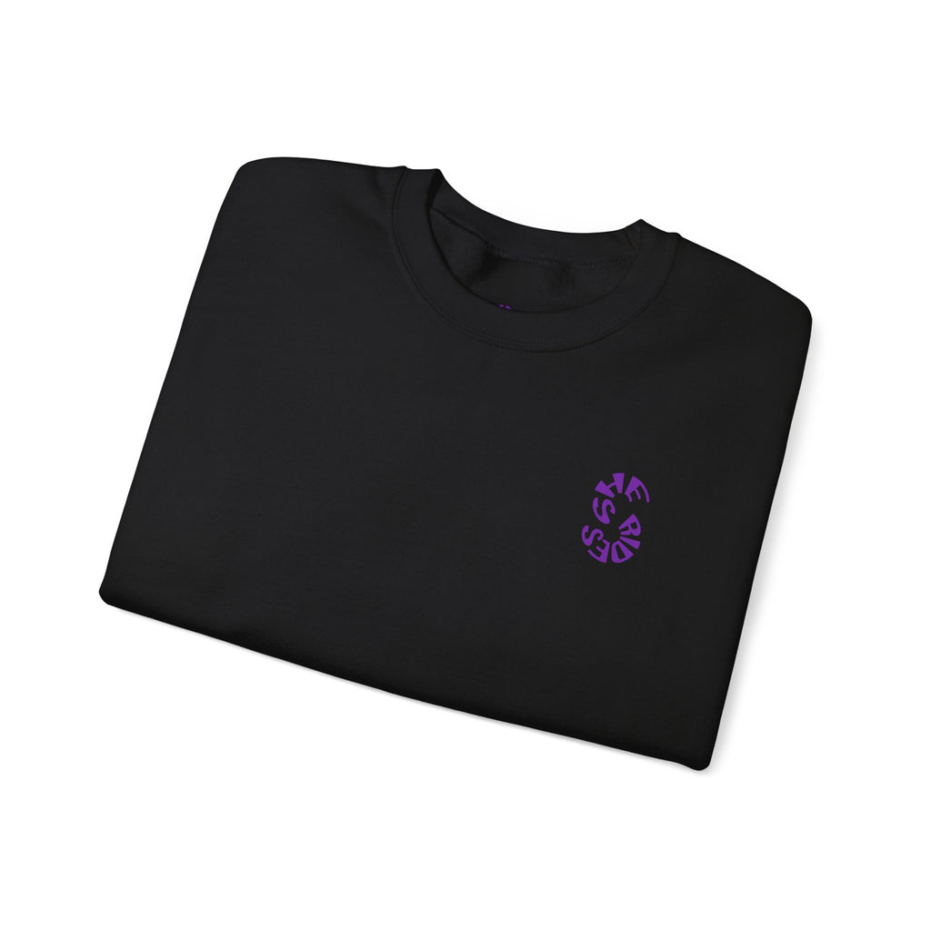 She Rides Original Sweater Purple//Bikergirl Sweater