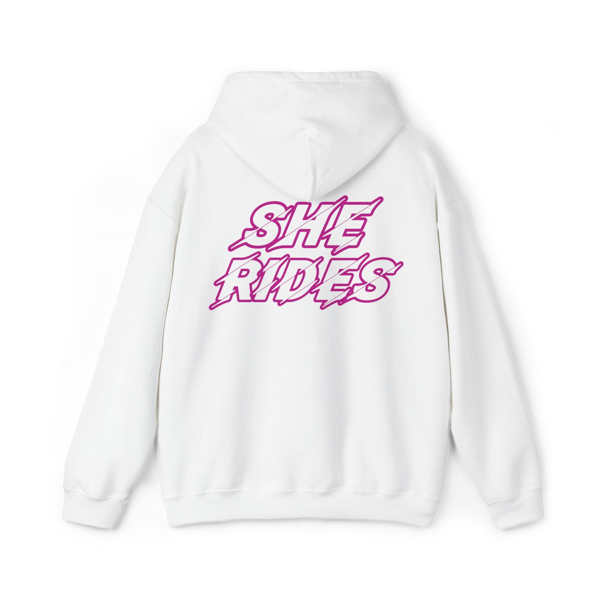 She Rides Original Hoodie Pink//Bikergirl Hoodie