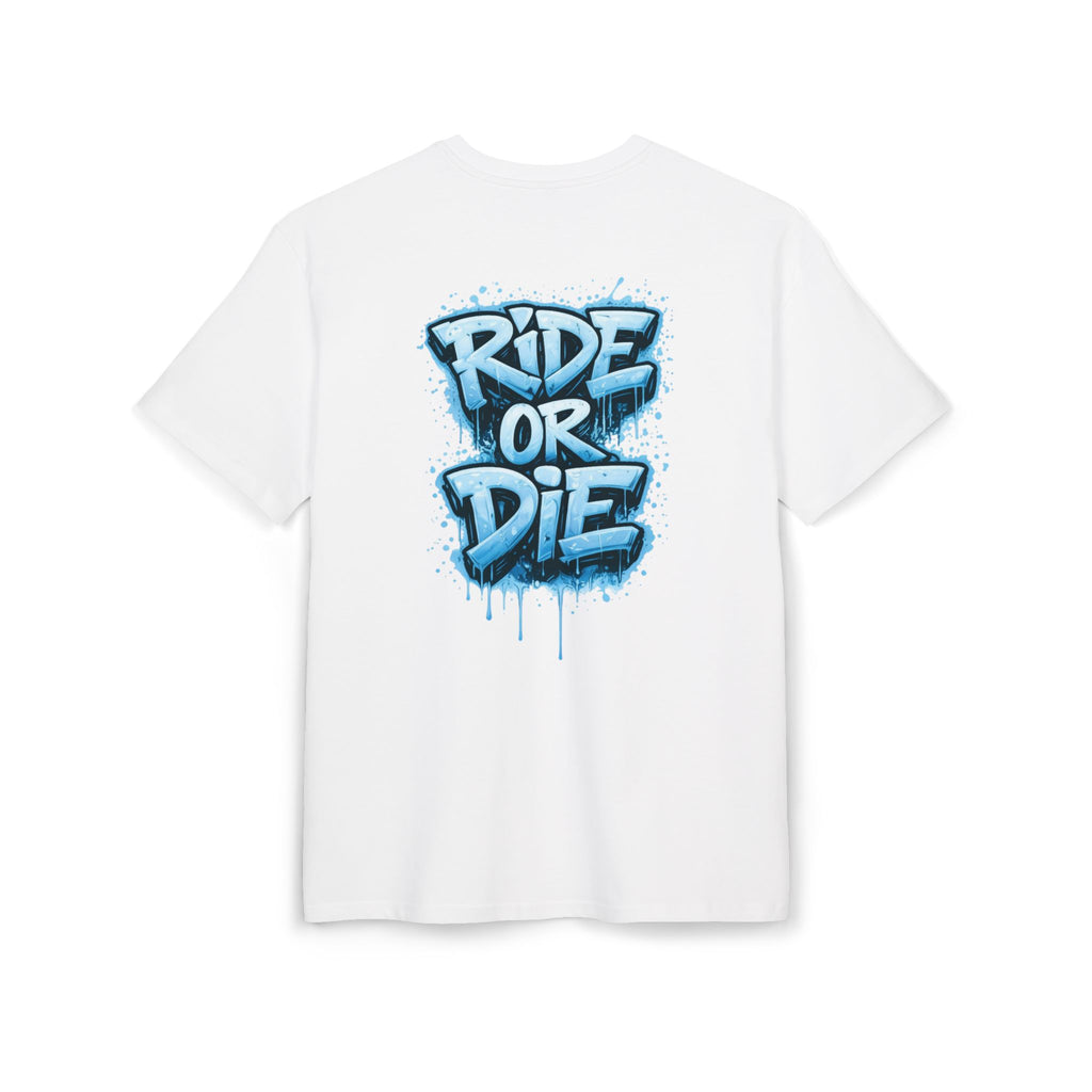 She Rides RideOrDie Oversized T-shirt Blauw