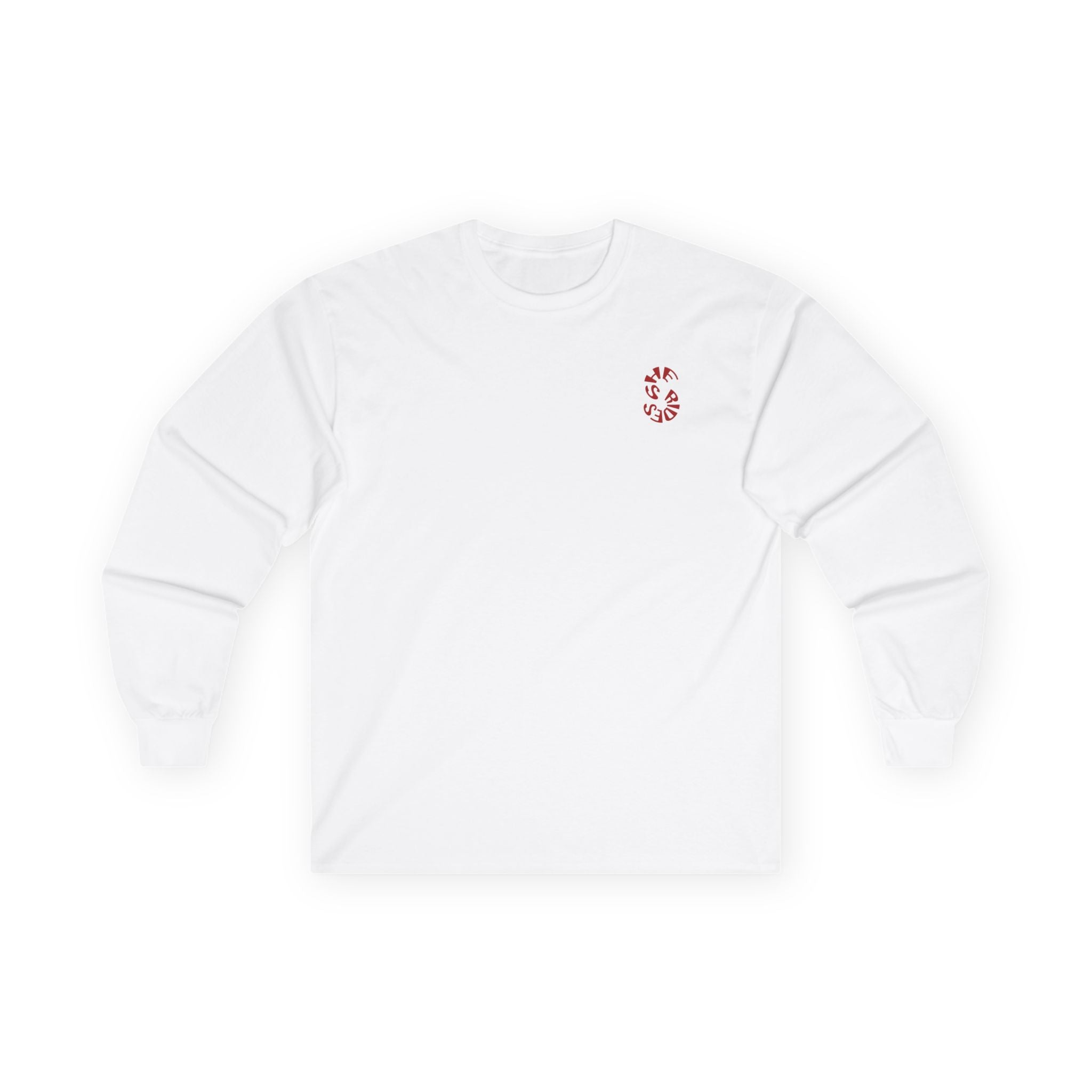 She Rides Logo Long Sleeve Red//Bikergirl Long Sleeve