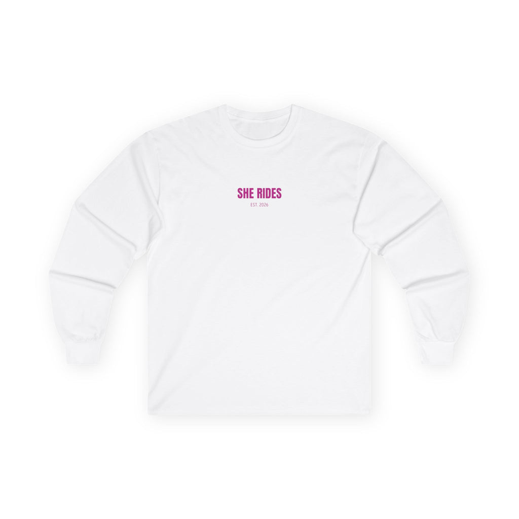 She Rides RideOrDie Long Sleeve Roze