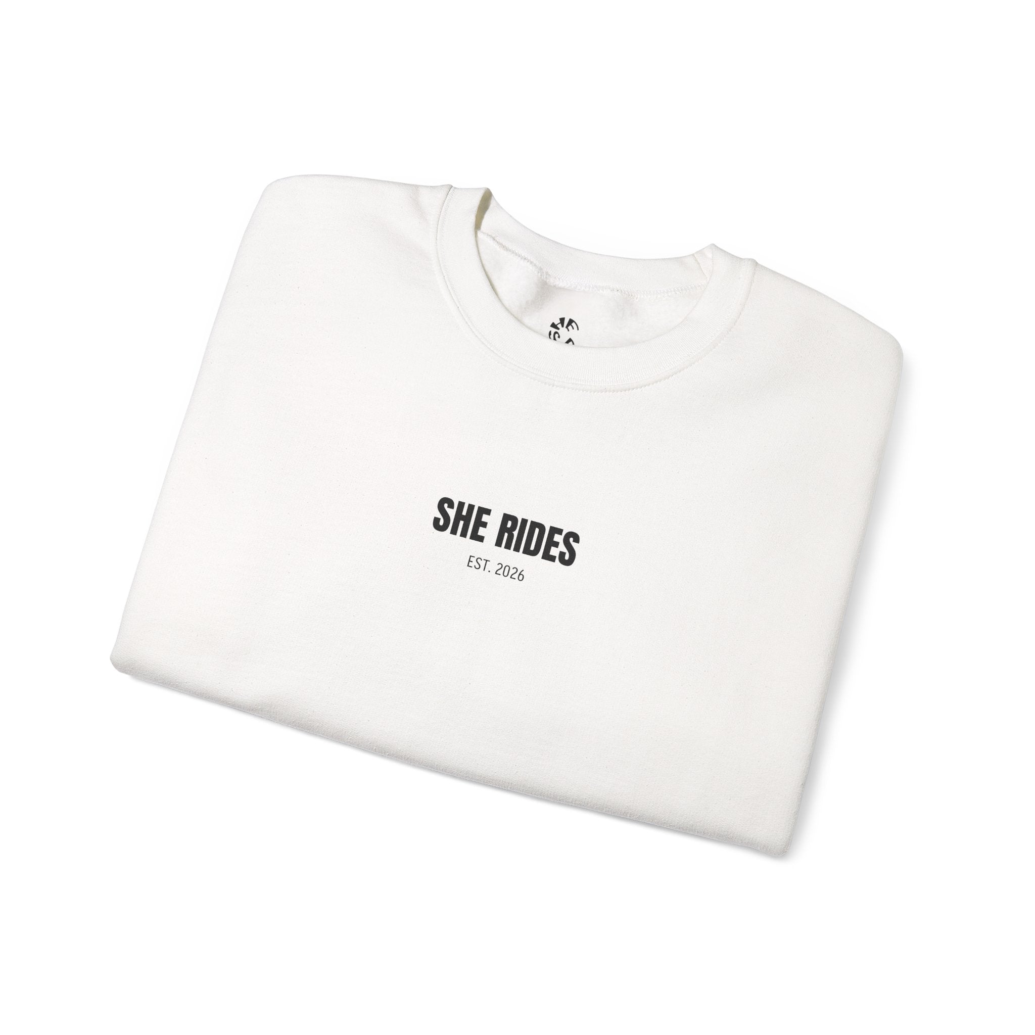 She Rides Basic Sweater Zwart&Wit