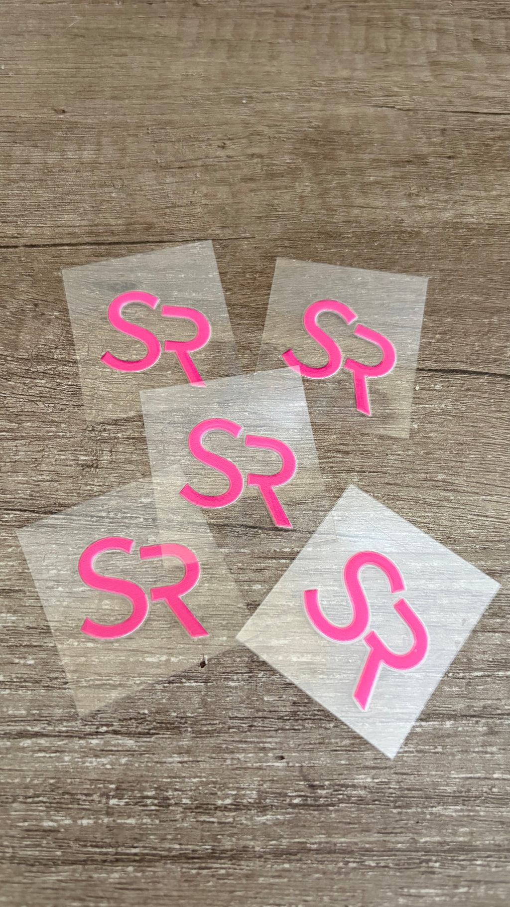 SR Transfer Sticker Roze (incl. Helmet spray)
