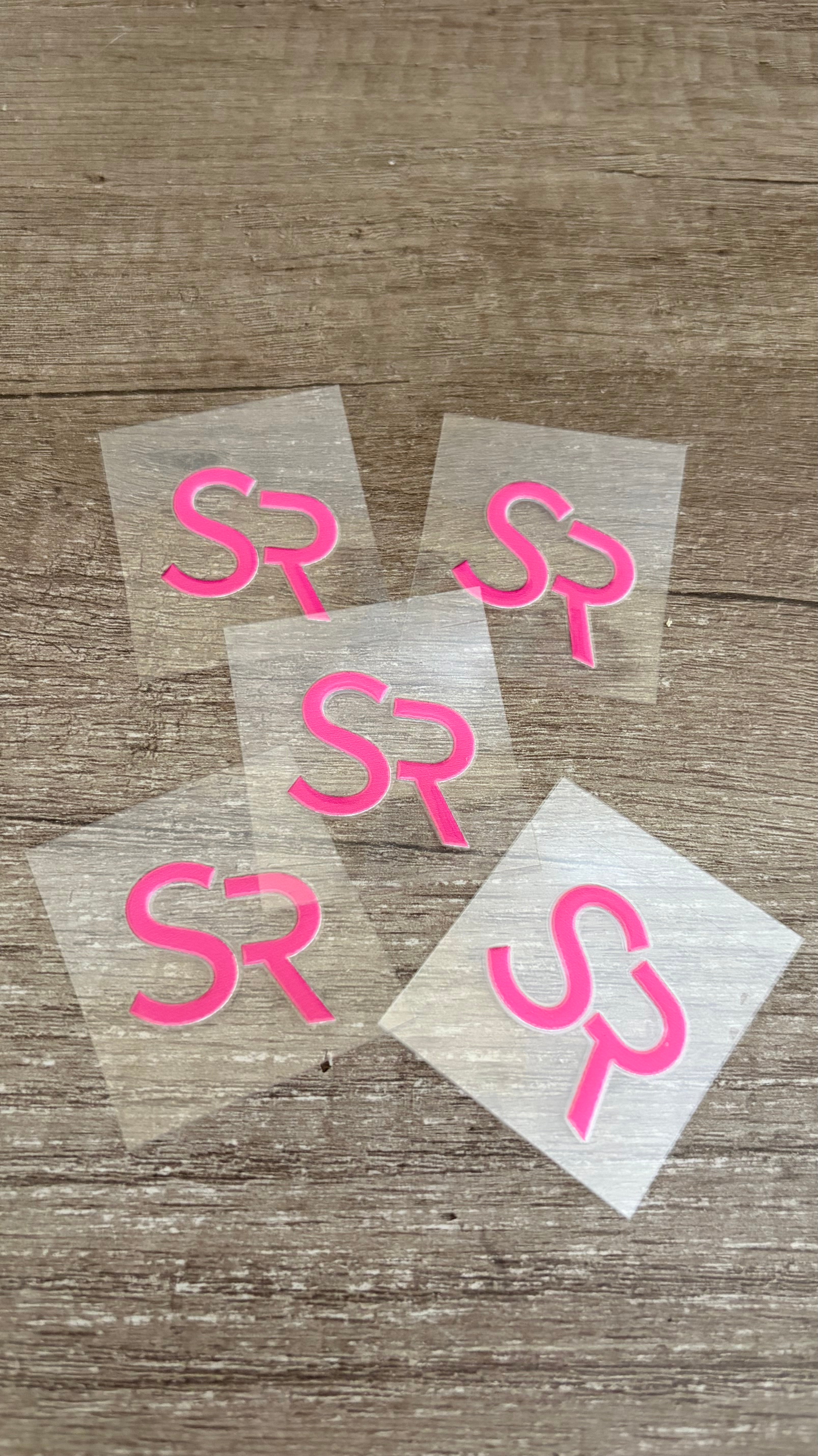 SR Transfer Sticker Roze (incl. Helmet spray)