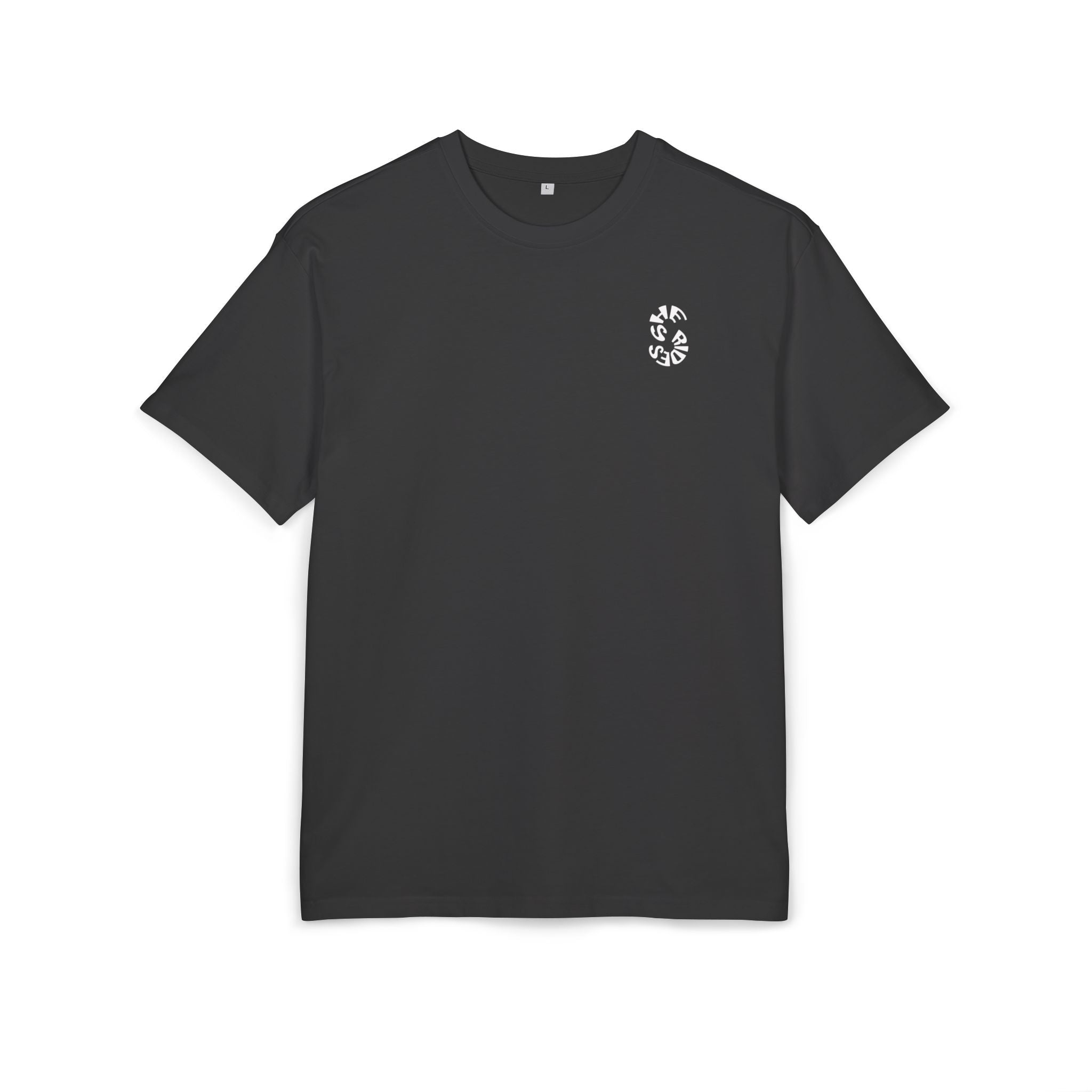 She Rides Logo Oversized T-shirt Black&White//Bikergirl T-shirt