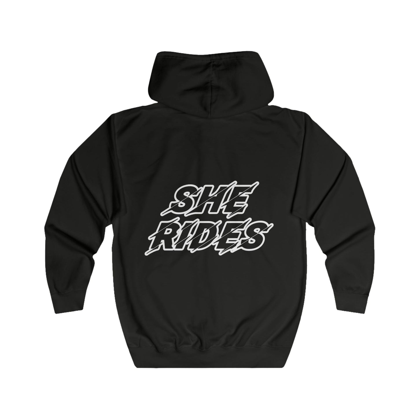 She Rides Original Vest Black & White // Bikergirl Vest